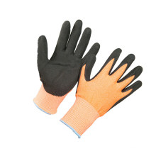 Manufacturer Supply Workplace Anti Cut Resistance Gray Palm Coated PU Working Gloves